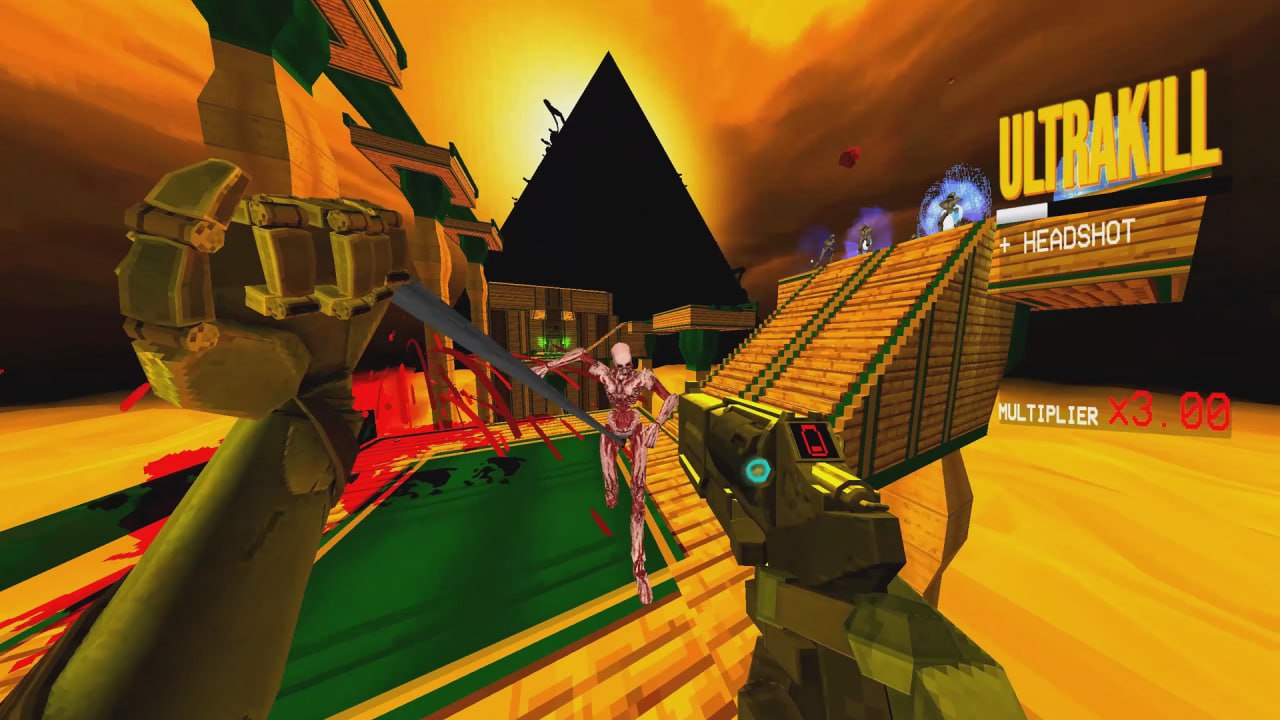 A screenshot of the videogame Ultrakill