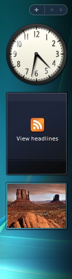 Windows Gadgets Sidebar