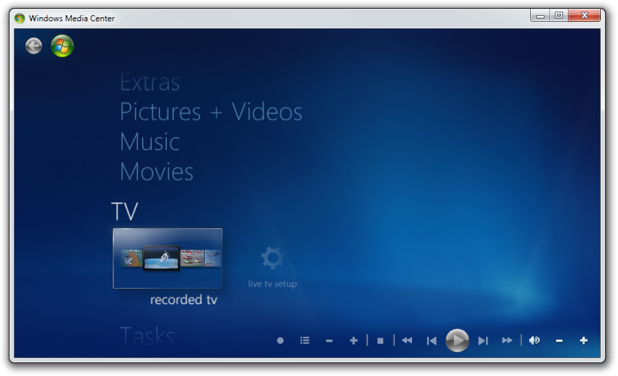 Windows Media Center